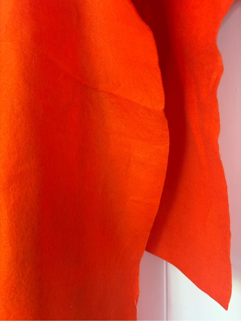 Orange Felt Fabric -2 yards - Picture 4 of 5